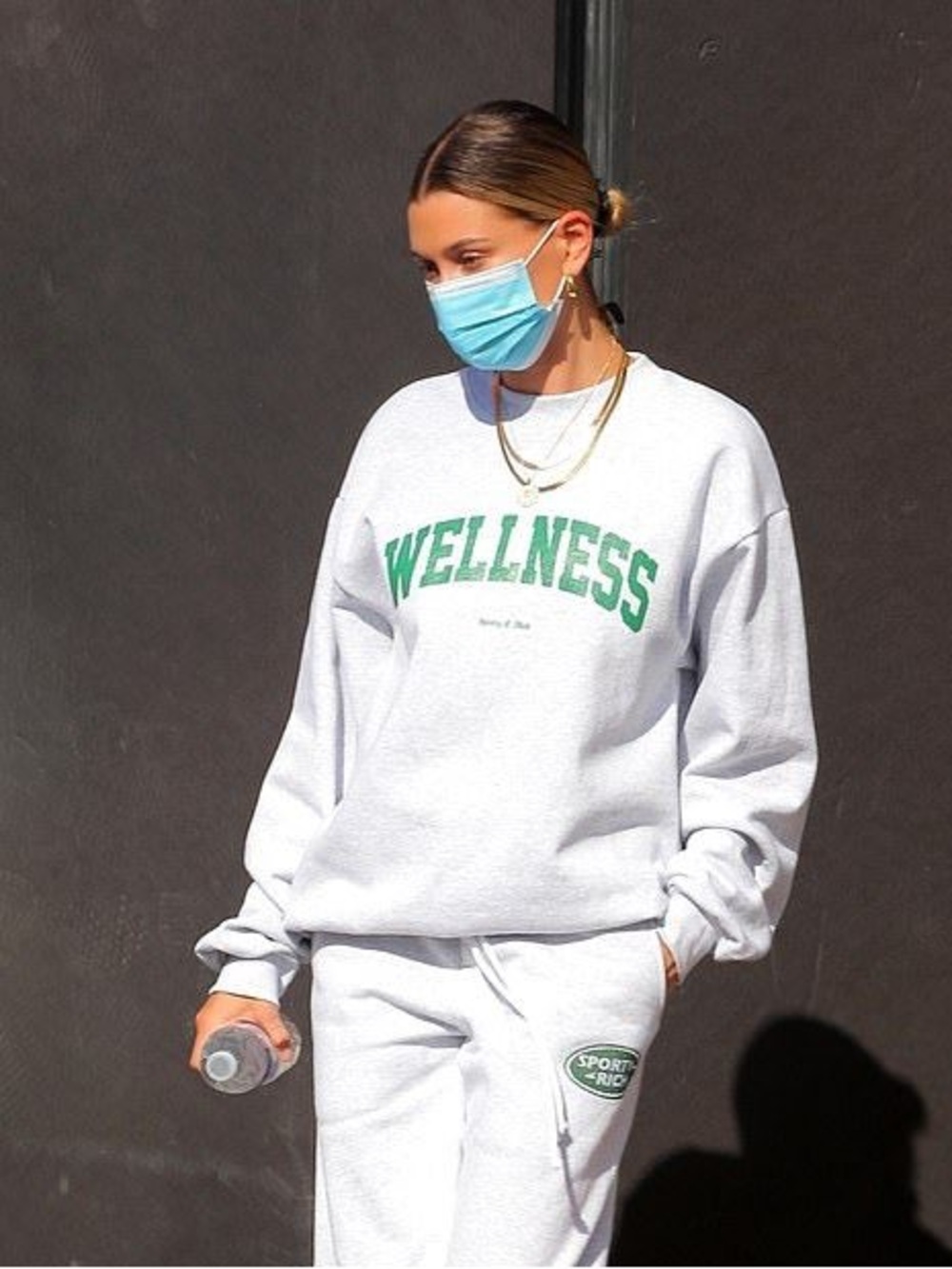 Sporty and Rich Crewneck Green: As seen on Hailey Bieber